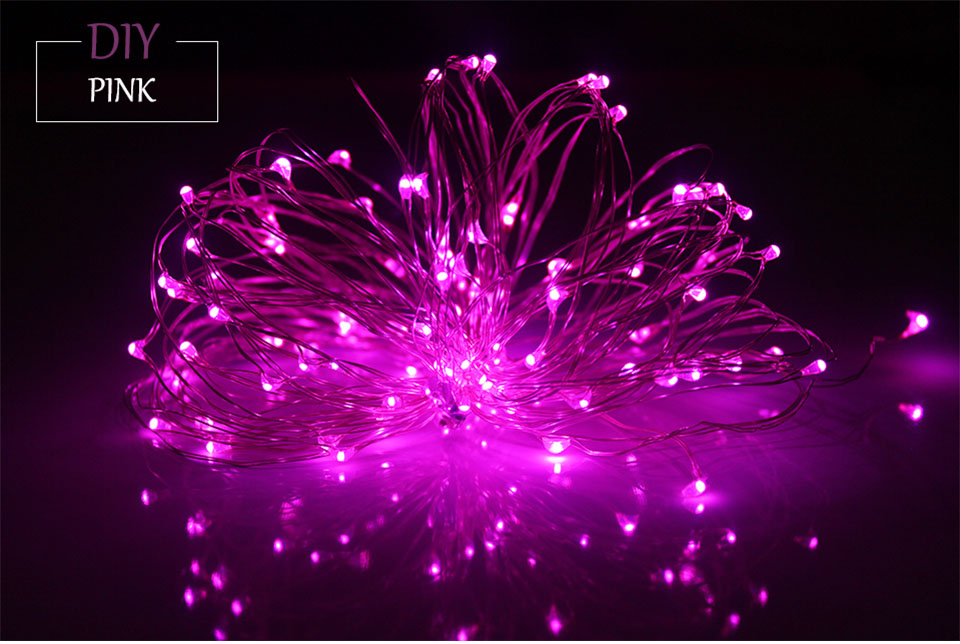 2M 5M 10M AA Battery Operated Christmas Luces Navidad Wedding Party Decoration Fairy Copper Wire LED Decorative Lights String