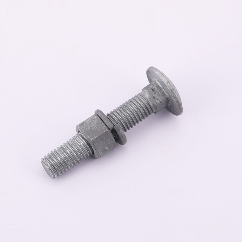 ISO Highway Guardrail Bolt Hot Dip Galvanized Guardrail Safty Bolts And Nuts And Washers