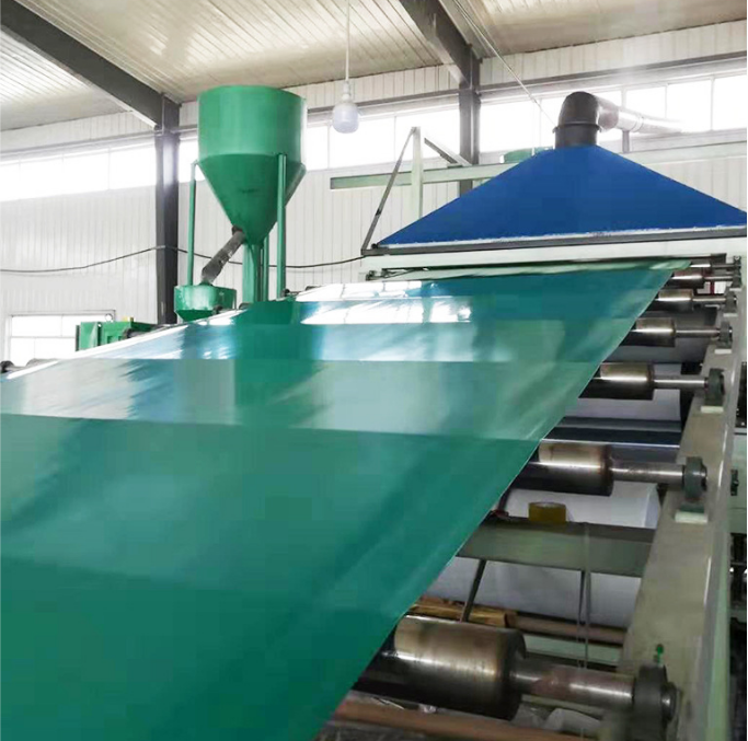 Polyester Fabric Reinforced PVC Sheet Waterproof Membrane Customized
