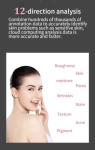 China Face Moisture Analyzer Cosmetic and Skin Therapist Dermis Layer Detect wholesale