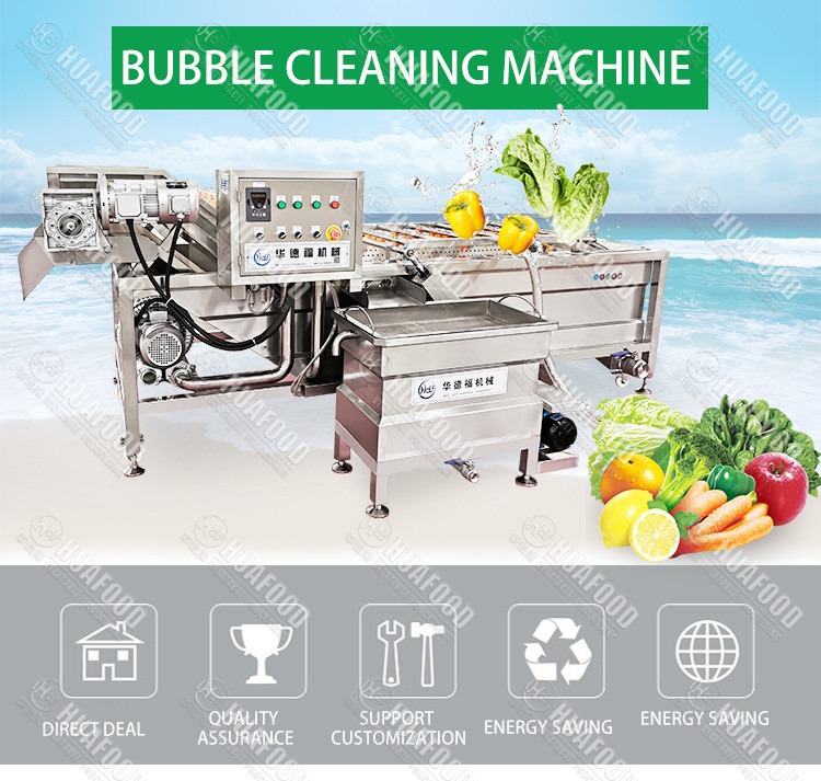 500kg/h Grape Washing And Drying Machine SUS 304 Stainless Steel