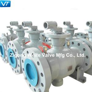 China Fully Welded 16 Inch Ball Valve Flanged Bonnet Combined Seal wholesale