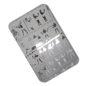 China 316 Etched Stainless Steel Sheet Plain 600mm - 1500mm Luxury Art Pattern Mirror wholesale