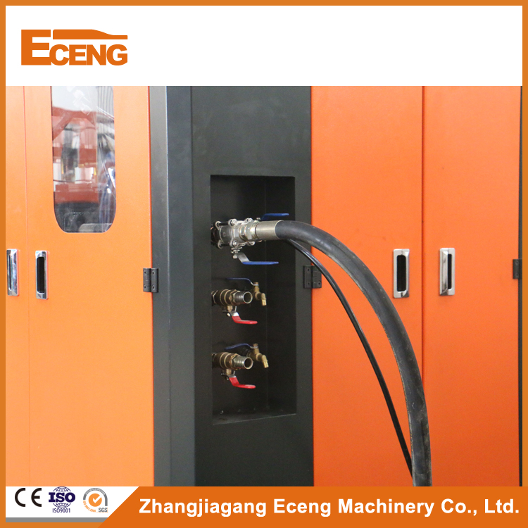 2400 BPH Semi Auto Blowing Machine , Plastic Bottle Production Machine