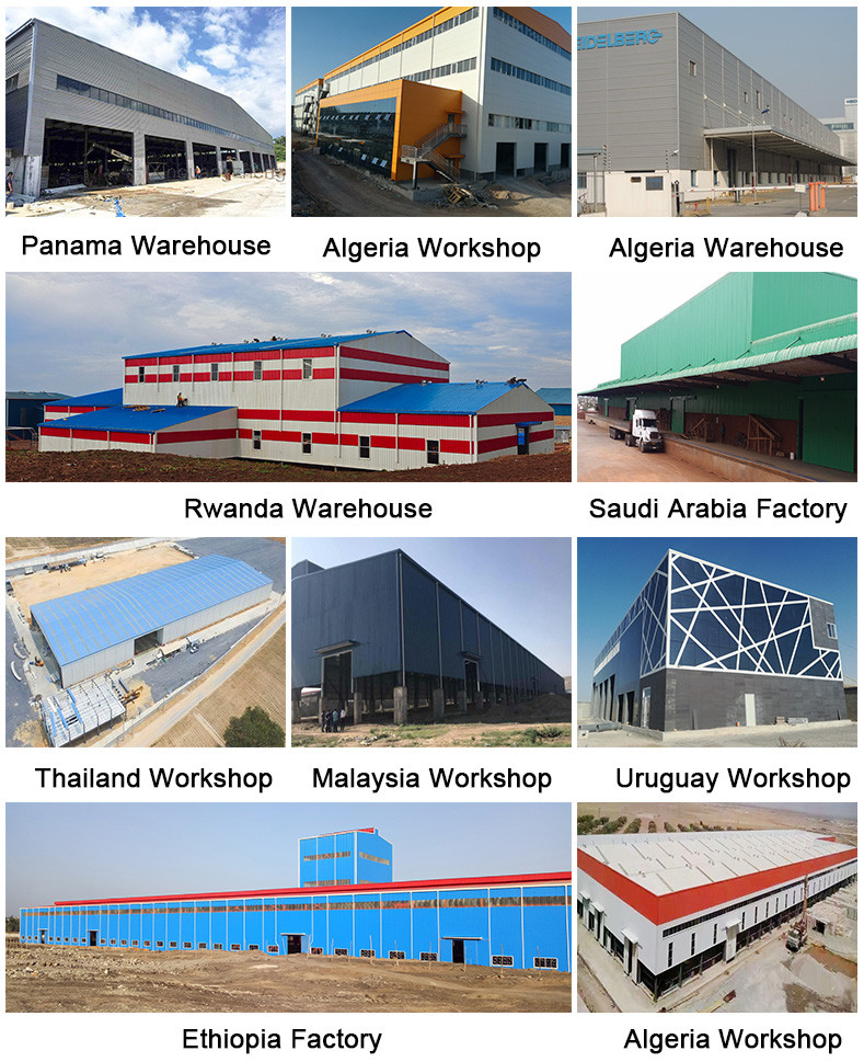 ASTM Steel Structure Building Large Span Warehouse Workshop Q235 Q355B