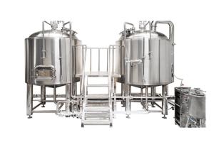China 700L Small Beer Brewery Equipment PID Control SS304 2 Vessel Brewhouse wholesale