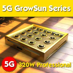 China 5G Growsun full spectrum 320w high power led grow lights for medical plant hydroponic grow wholesale