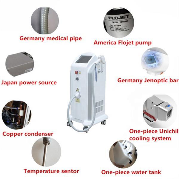 Professional Diode Laser Hair Removal Machine 808nm For Male Chest OEM / ODM