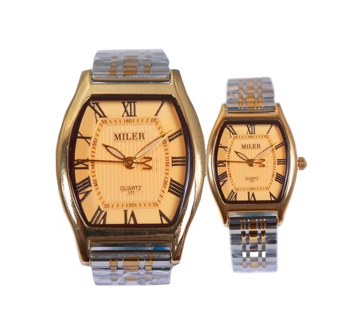 Wholesale Custom Logo Stylish Couple Watch Stainless Steel Fashion Quartz Watch