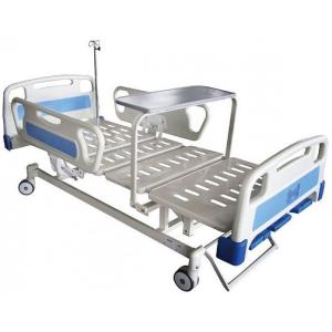 China Medical 3 Function Manual Hospital Bed 2150 X 1050 X 450-700mm Overall Size wholesale