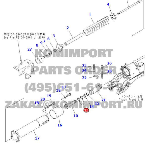 part No. :180-30-14220, ring , use for komatsu bulldzoer D275 ,D355