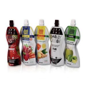 China SGS Sealed 80 Micron Food Package Custom Spout Pouches wholesale
