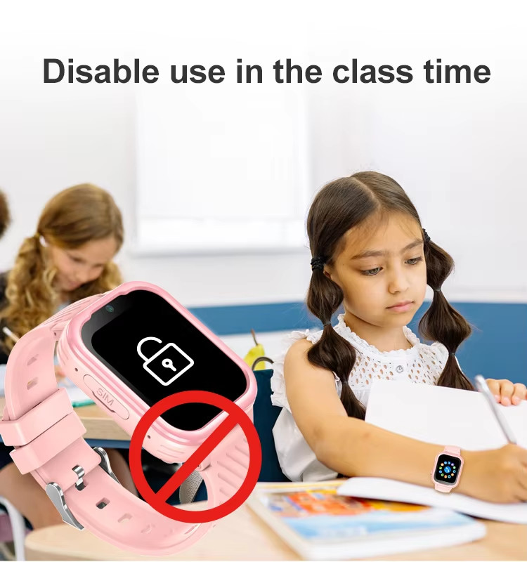 Teenager HD Video Call 4G Gps Tracker Smart Watch D39 1.85 Inch Screen