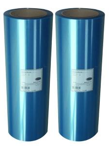 China High Cleanliness Blue Protective Film , Blue PET Tape Roll For Computer Screen wholesale