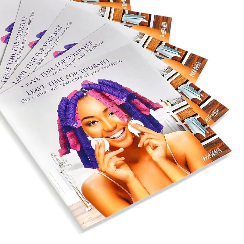 Brochure Instructions Custom Color Printing Fold Featuring LOGO Spot UV Manufacturer