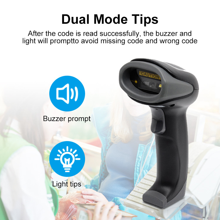 CE FCC RoHS Usb Qr POS Barcode Scanner 2d Data Matrix Handheld