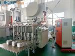 High Speed 3 Cavities Aluminium Foil Food Container Making Machine