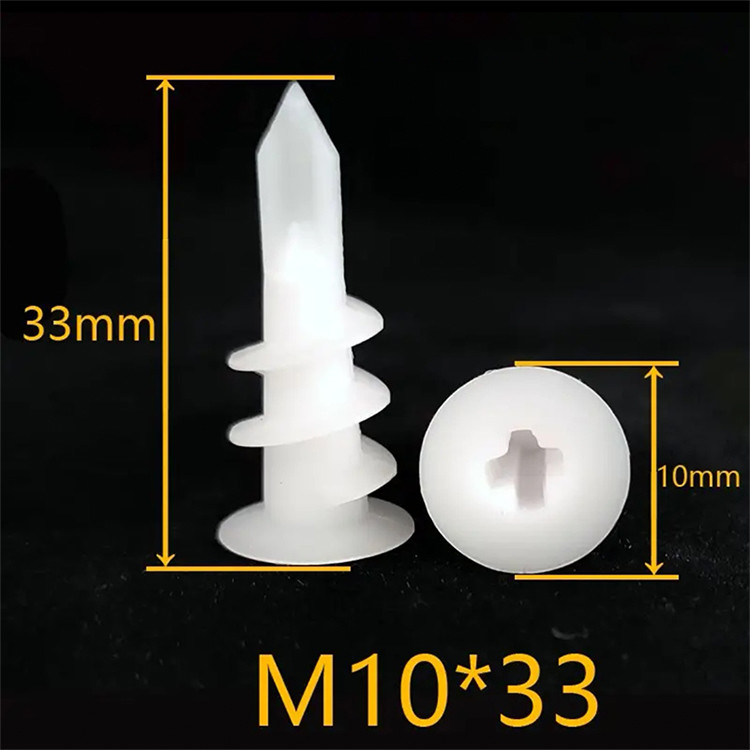Gypsum Board ASME Plastic Wall Anchors Self Drilling Rig Type