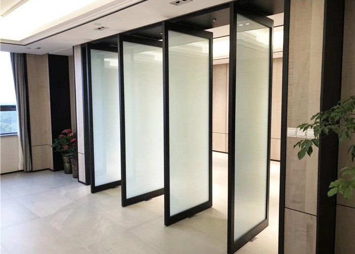 Dimming Glass Pivot Door Glass Partition Wall High-end Conference Door Controlled Clear