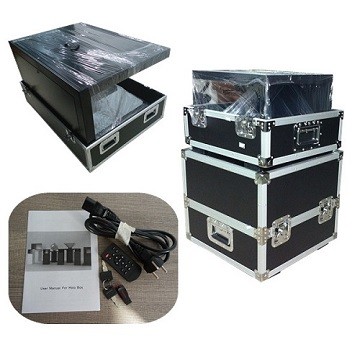 HD 360 Degree 4 Sided View 3d pyramid hologram display system 100 x 100 cm