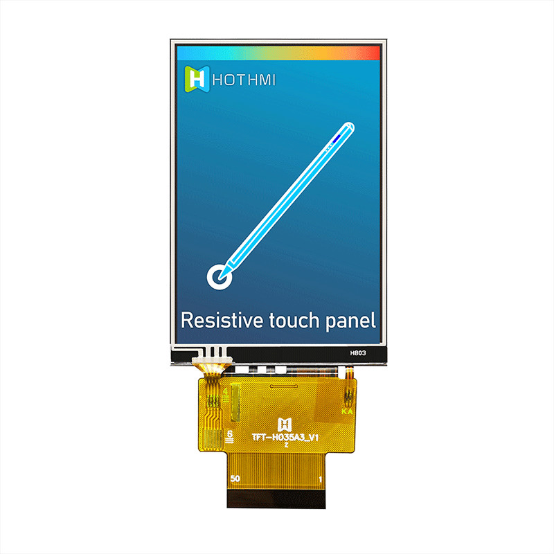Vertical 3.5 Inch TFT LCD Module , Multifunctional TFT Capacitive Screen
