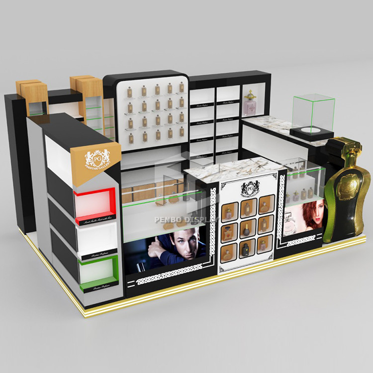 OEM Skincare Display Shelves 12mm Thick MDF Cosmetic Shop Display