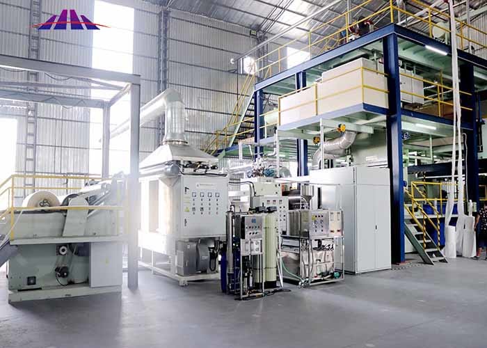 Customized Non Woven Cloth Making Machine 100gsm 3200mm
