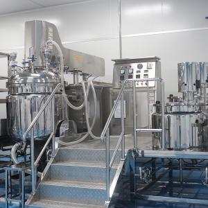 China SS316L Mayonnaise Manufacturing Machine Vacuum Emulsifying Mixer 50-5000L wholesale