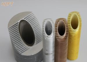 China Integrated Aluminum Spiral Finned Tube For Automotive Engineering 0.8mm - 0.9mm Thickness wholesale