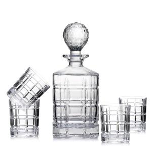 China Fashionbale 840ml Whiskey Decanter And Glass With 260ml Cups wholesale