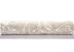 PVC Retro Light Yellow Floral Pattern Wallpaper With Embossed For Bedrooms