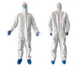 China One Piece Disposable Protective Suit Waterproof Virus Protection Xs - Xxl Size wholesale