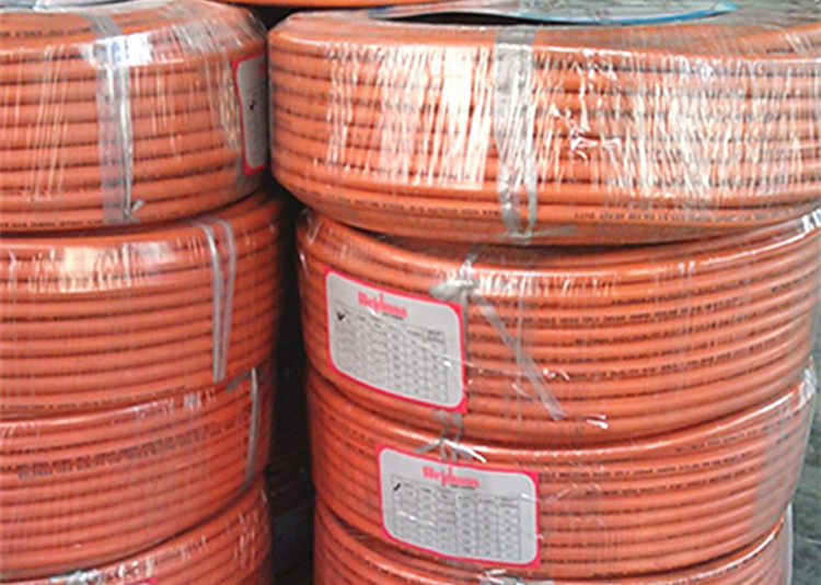 Flexible Orange 50ft/100ft Wear Resistant W. P 20bar 10mm Orange LPG Gas Hose