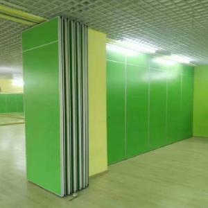 China Classroom Sliding Partition Walls / Melamine board Aluminum Folding Door wholesale