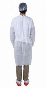 China Anti Saliva Disposable Protective Gowns Ppe Coverall For Lab / Food Safety wholesale
