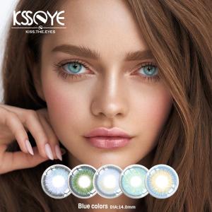 China Oem Blue Green Contacts Stunna Girl Series Cosmetic Color Contact Lenses wholesale