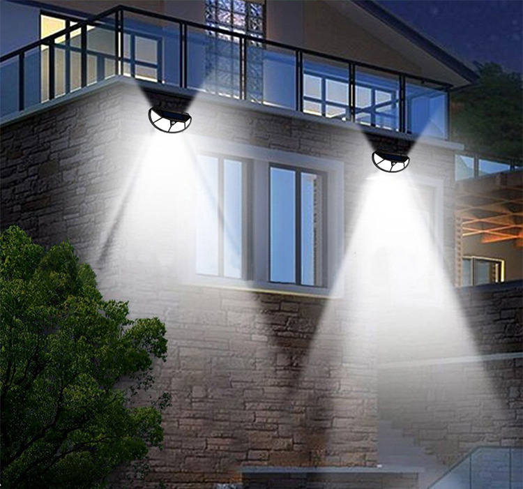 LED Solar Light Outdoor Solar Lamp with Motion Sensor Light Sunlight Street Lamp LED Spotlight for Garden Decoration