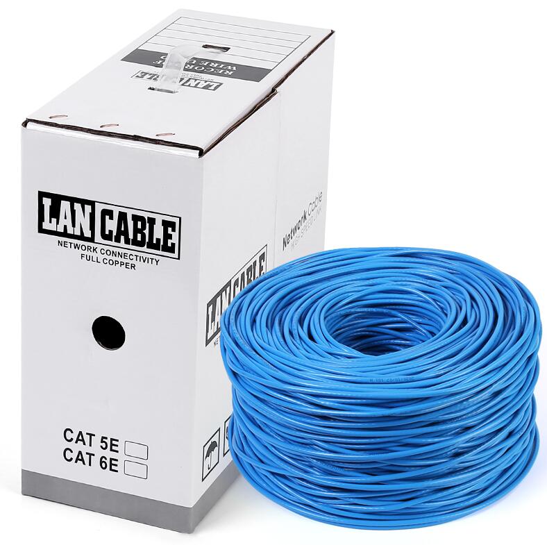 Cat 6e Cat6 Cable Network FTP UTP Cat6e Cat6 305m 1000Ft Ethernet PVC Cover Material