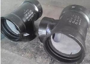 China Anti Corrosion Ductile Iron Fittings All Socket Level Invert Tee AWWW C153 wholesale