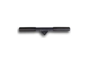 China 530*65mm Straight Lat Bar Black Color Solid Steel Construction For Gym Club wholesale