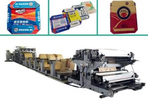China Paper Bag Making Machines 33kw Drive Motor 110 Bags / Min Tube Alignment wholesale