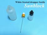 5ml 10ml 15ml 20ml 30ml 50ml empty round cosmetic Essential Oil Bottle Frosted