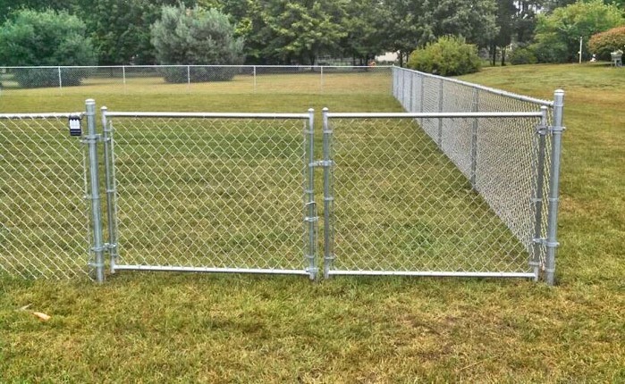 Galvanized 4mm Diamond Chain Link Fencing 60*60mm Mesh