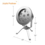 Warm White LED Underwater Spot Light IP68 SS 316 Waterproof Fountain Lights