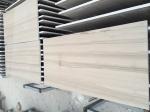 Grey Wooden Vein Natural Marble Tile Flat Edge Indoor / Outdoor Suit