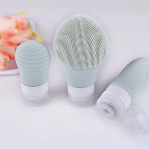 China OEM Grey Silicone Cleansing Brush Face Silicone Scrubber Electric wholesale
