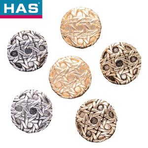 China Washable Decorative Shank Buttons 18mm / 23mm Gold Shirt Buttons wholesale