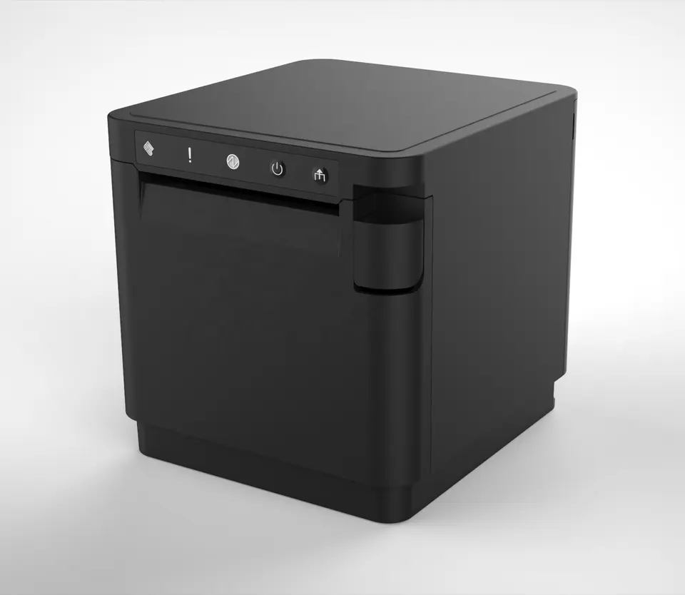 80mm Direct Thermal Receipt BT Printer with USB LAN Serial WIFI in Black and White