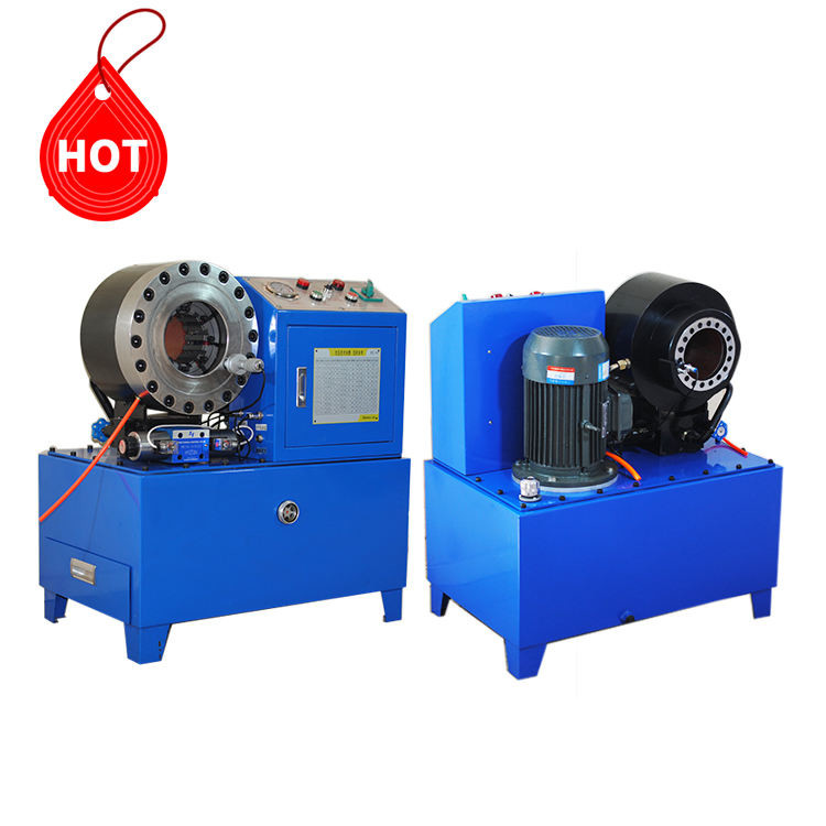 PLC / Button / CNC Controlled DX68 Hose Crimping Machine 6 - 51mm Crimping Range