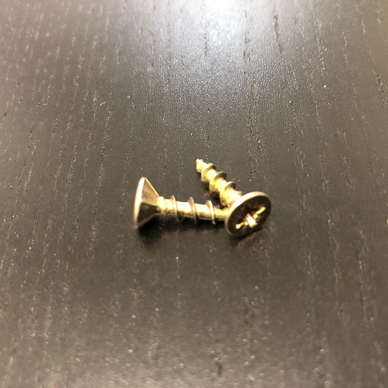 M3.5x15mm Pozidriv Cross Recessed Countersunk Coarse Thread CSK Ribbed Head Chipboard Screws